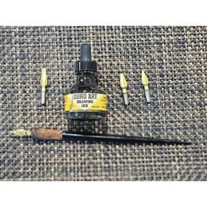 Vintage Hanover Cork Dip Pen with nibs and ink